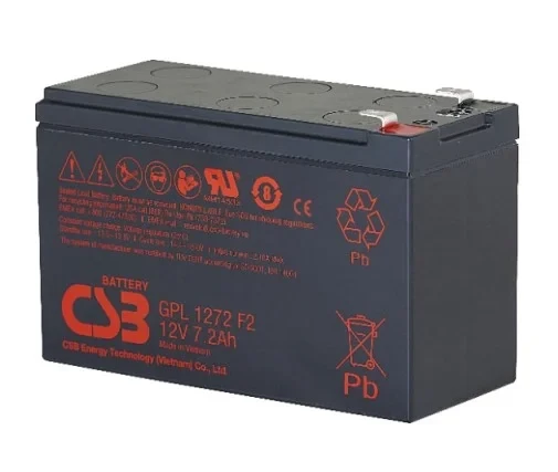 Батарея аккумуляторная СSB 7,2 Ач 12 В 151x65x94 мм (GPL1272) - фото 1