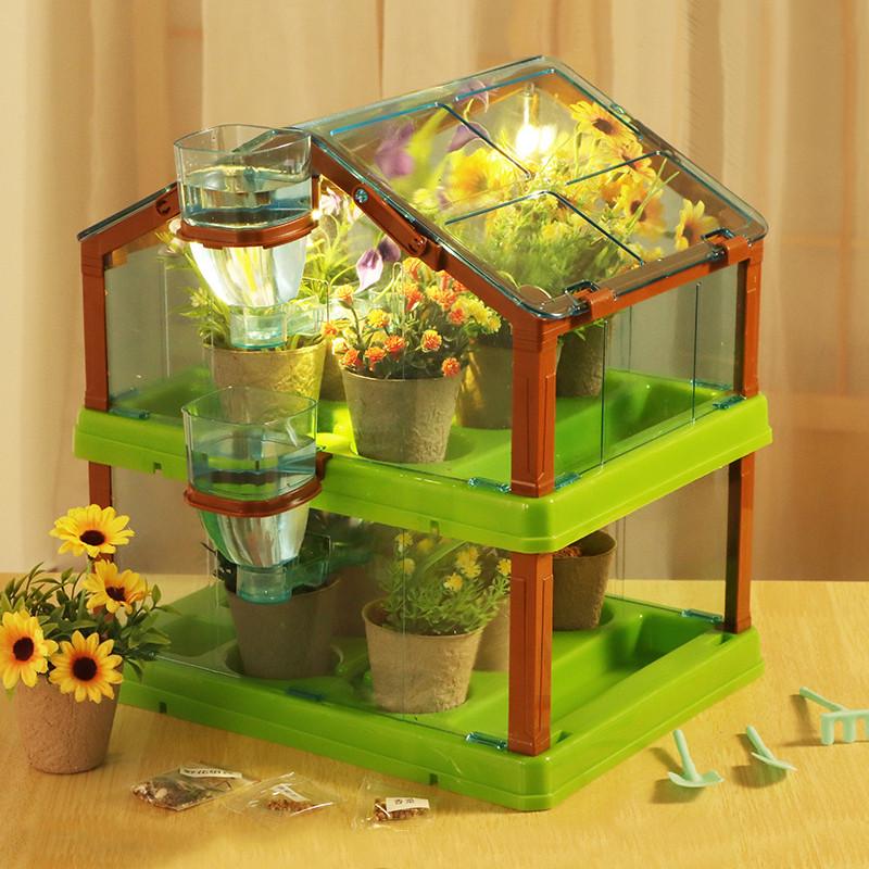 Теплиця для вирощування рослин Fun Game двоярусна з насінням/ґрунтом та інструментами (30569612) - фото 3 Теплиця для вирощування рослин Fun Game двоярусна з насінням/ґрунтом та інструментами (30569612) - фото 3