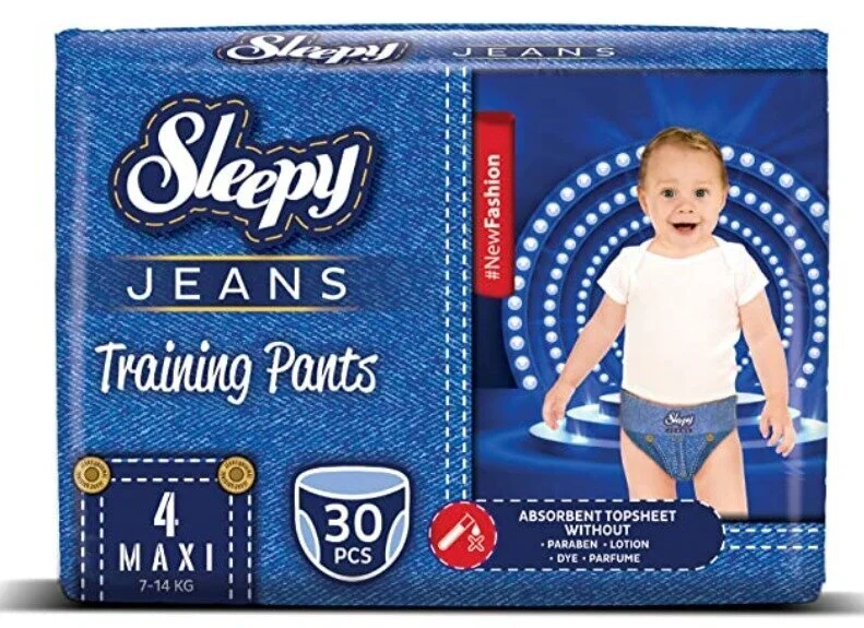 Трусики Sleepy Jeans Maxi розмір 4 7-14 кг 30 шт. (13310950)