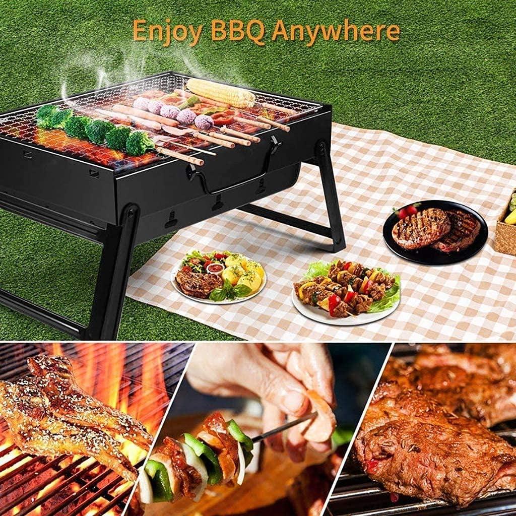 Мангал портативный BBQ складной 60х22х32 см Черный (MA533) - фото 7 Мангал портативный BBQ складной 60х22х32 см Черный (MA533) - фото 7