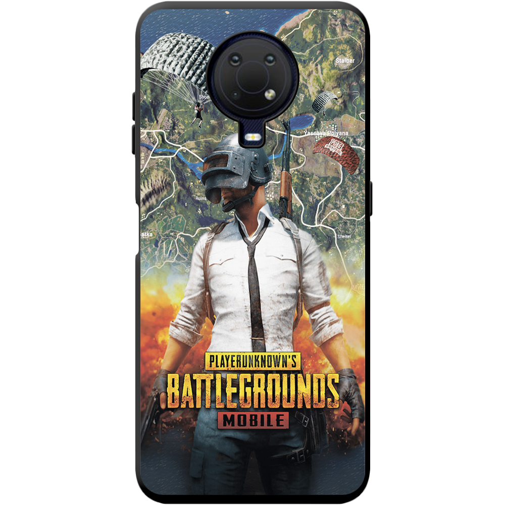 Чехол BoxFace Nokia G20 PUBG Mobile Черный силикон (42373-up2309-42880)