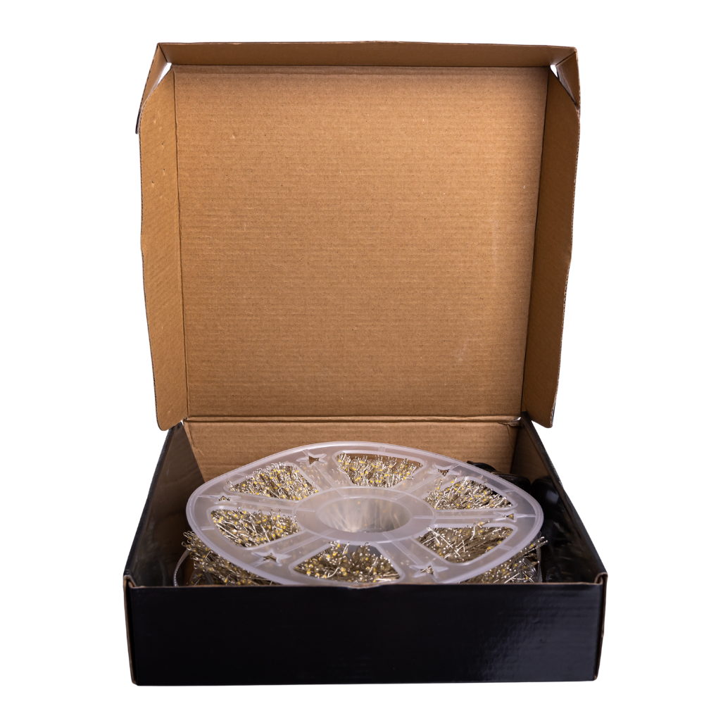 Мережева гірлянда-нитка кімнатна роса хвойна лапа 50 м 1500 LED світлодіодів Білий/Мультиколір (D1500L50MWML) - фото 9 Мережева гірлянда-нитка кімнатна роса хвойна лапа 50 м 1500 LED світлодіодів Білий/Мультиколір (D1500L50MWML) - фото 9