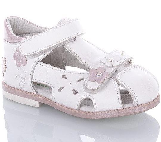 Кожаные босоножки Jong Golf MA43-7 р. 24 Белый