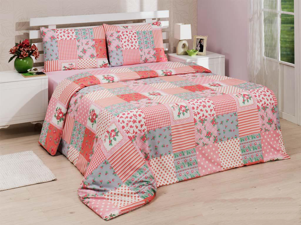 Комплект постільної білизни Le Vele Dophia Nina євро 200х220 см Pink (lv-309)