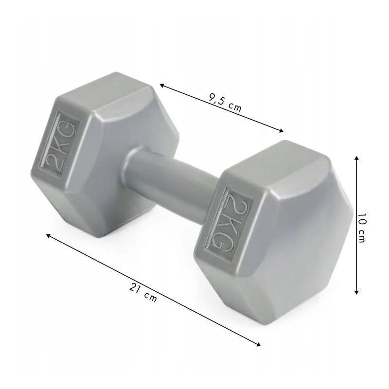 Гантели для фитнеса 4 кг. 2 кг. 2 шт. Серый (2616433665) - фото 3 Гантели для фитнеса 4 кг. 2 кг. 2 шт. Серый (2616433665) - фото 3