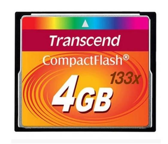 Карта памяти Transcend 133X Compact Flash 4 GB (18343450)