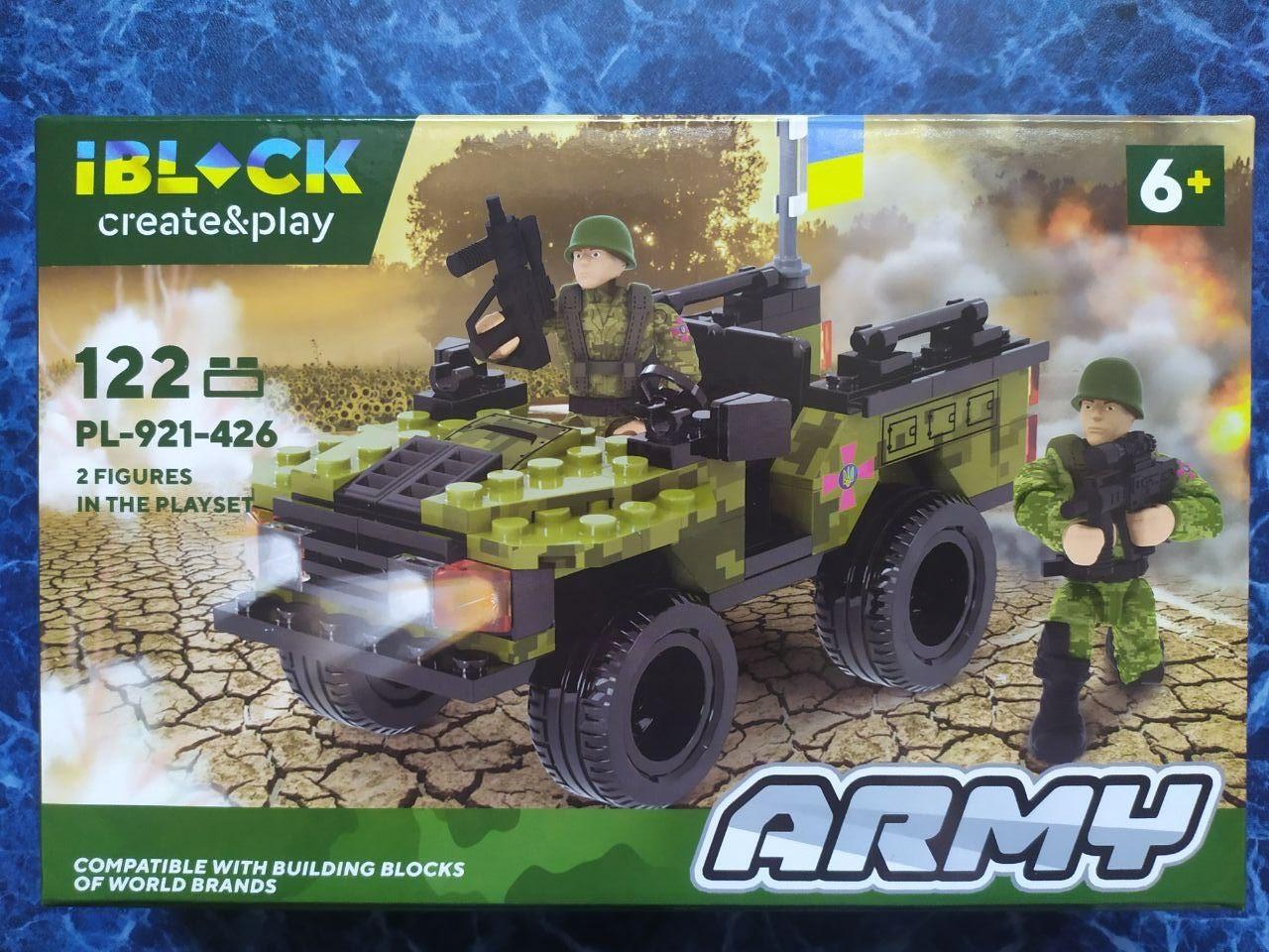 Конструктор Iblock Army Військовий пікап 122 дет. (PL-921-426)