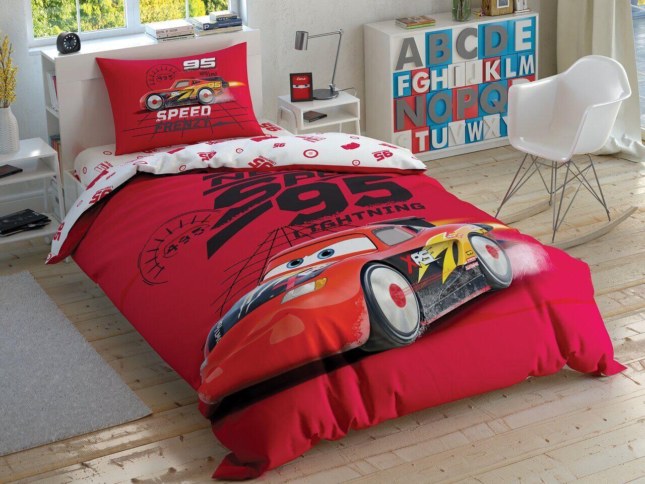 Постельное белье Tac Disney Cars Speed Frenzy 160х220 подростковый (svt 2000022293013)