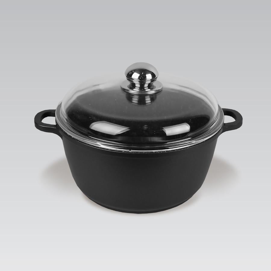 Кастрюля Maestro с антипригарным покрытием и крышкой 26 см 5,8 л (MR-4628C)