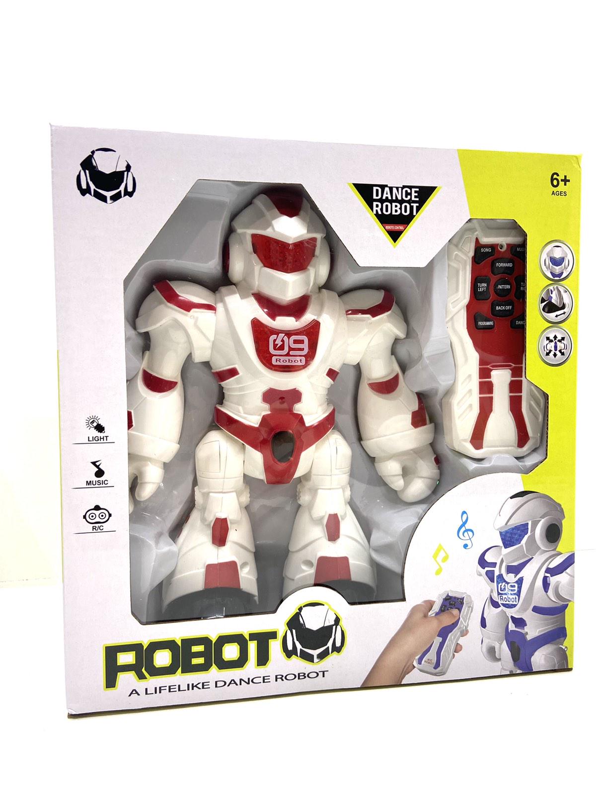 Робот інтерактивний Bambi на дистанційному керуванні ходить/танцює/програмується 23 см Біло-червоний (606-3) - фото 6 Робот інтерактивний Bambi на дистанційному керуванні ходить/танцює/програмується 23 см Біло-червоний (606-3) - фото 6