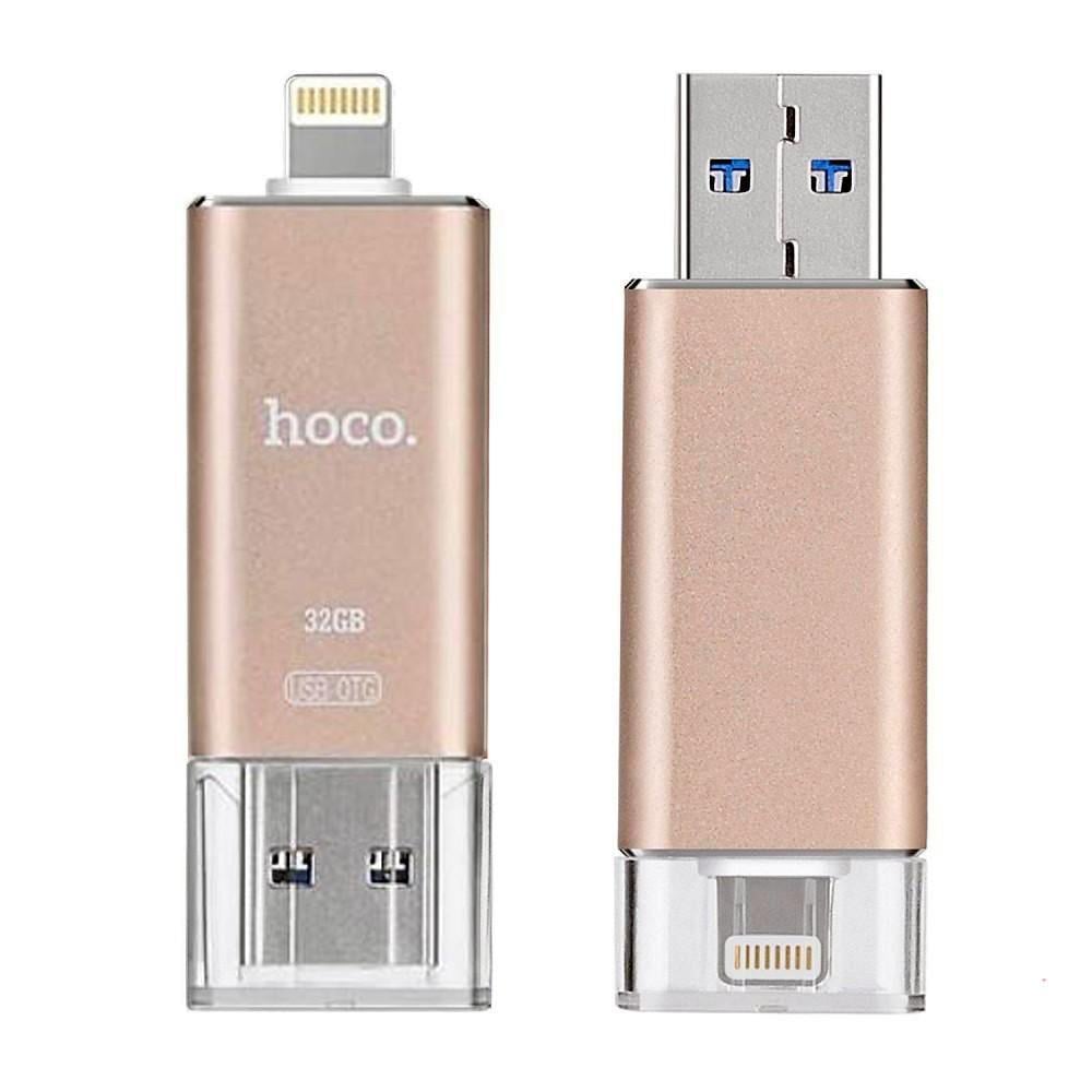 Флешка для iPhone/iPad USB/lightning MFI Hoco UD2 32GB - фото 4