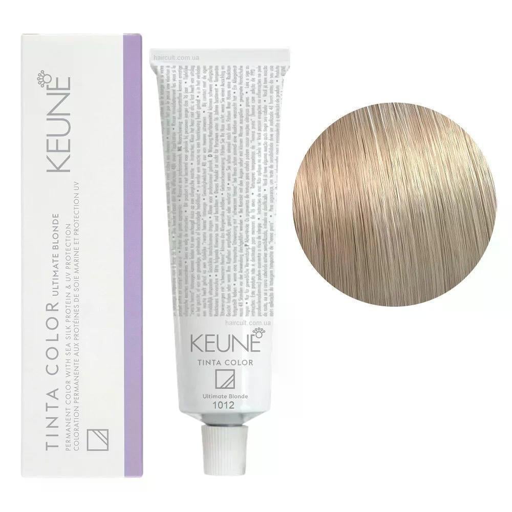 Краска для волос стойкая Keune Tinta Color Ultimate 1012 Ash Pearl Blonde 60 мл