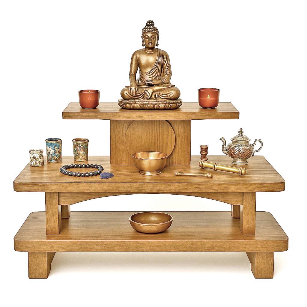 Алтарь для медитации из дерева Ятрани Сиена (ЛАТ-004905)