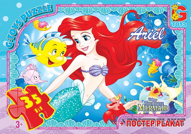 Пазли G-Toys "русалонька" 35 деталей (R008)