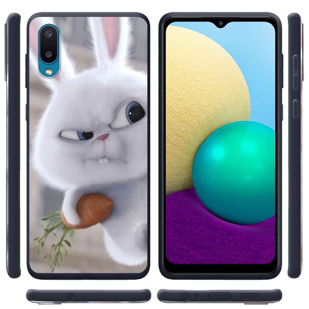 Чехол BoxFace Samsung A022 Galaxy A02 Rabbit Snowball Синий силикон (42004-up1116-42498) - фото 2