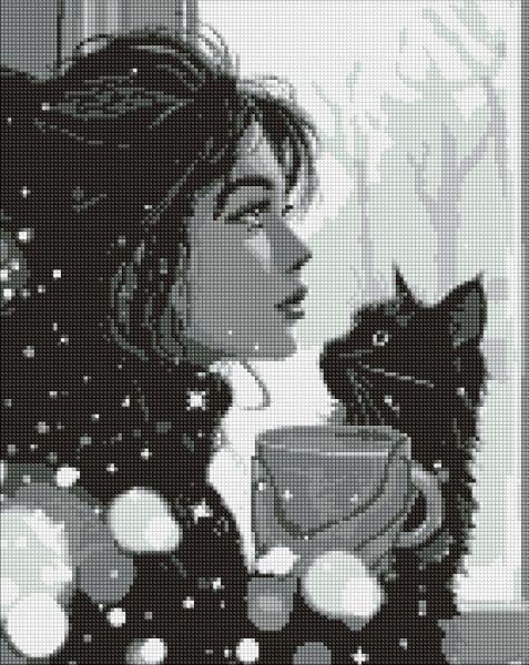 Алмазна мозаїка Ideyka Ранкова тиша 40x50 см (Id-AMO8002)