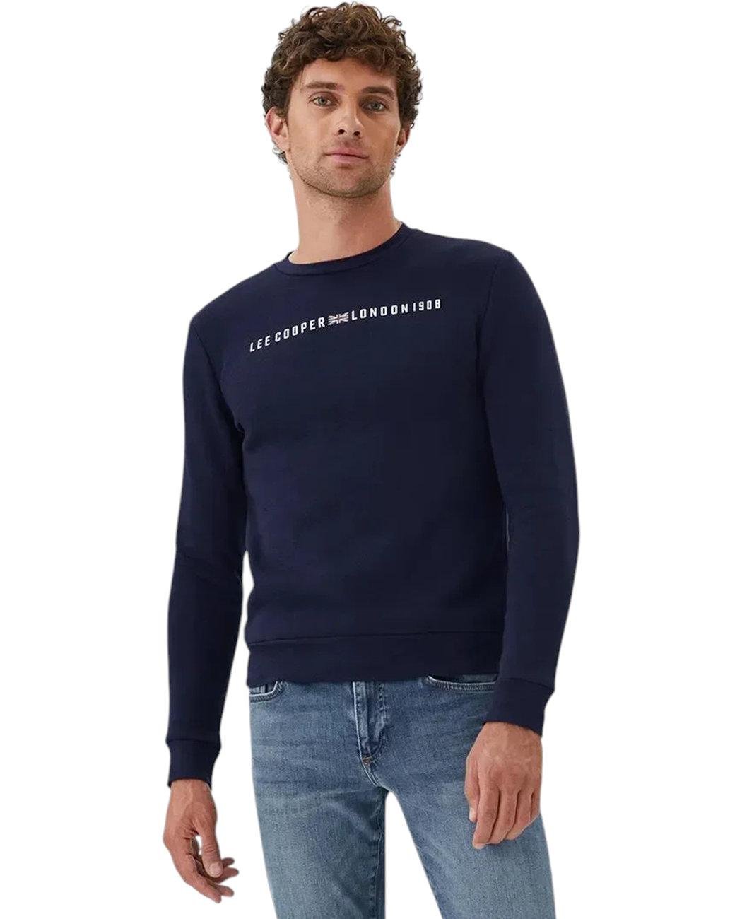 Свитшот мужской Lee Cooper 241LCM241003.2501 XXL Темно-синий (8682272500086)