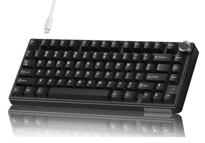 Клавіатура ігрова Royal Kludge R75 дротова механічна із підсвічуванням з підтримкою HOT-SWAP Snow Royal Switch