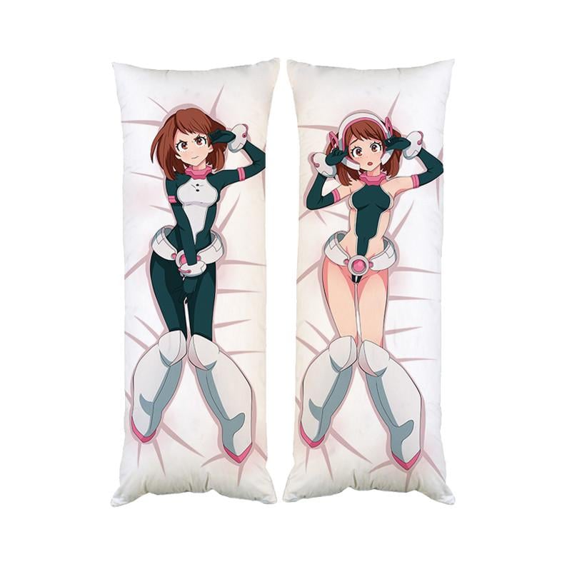 Подушка дакимакура Очако Урарака Моя Геройская академия декоративная ростовая для обнимания 50x170 см (1834022392)