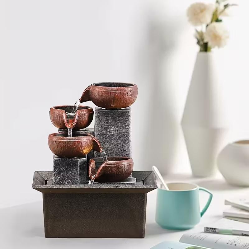 Водопад настольный трехуровневый с подсветкой (d002) - фото 3 Водопад настольный трехуровневый с подсветкой (d002) - фото 3