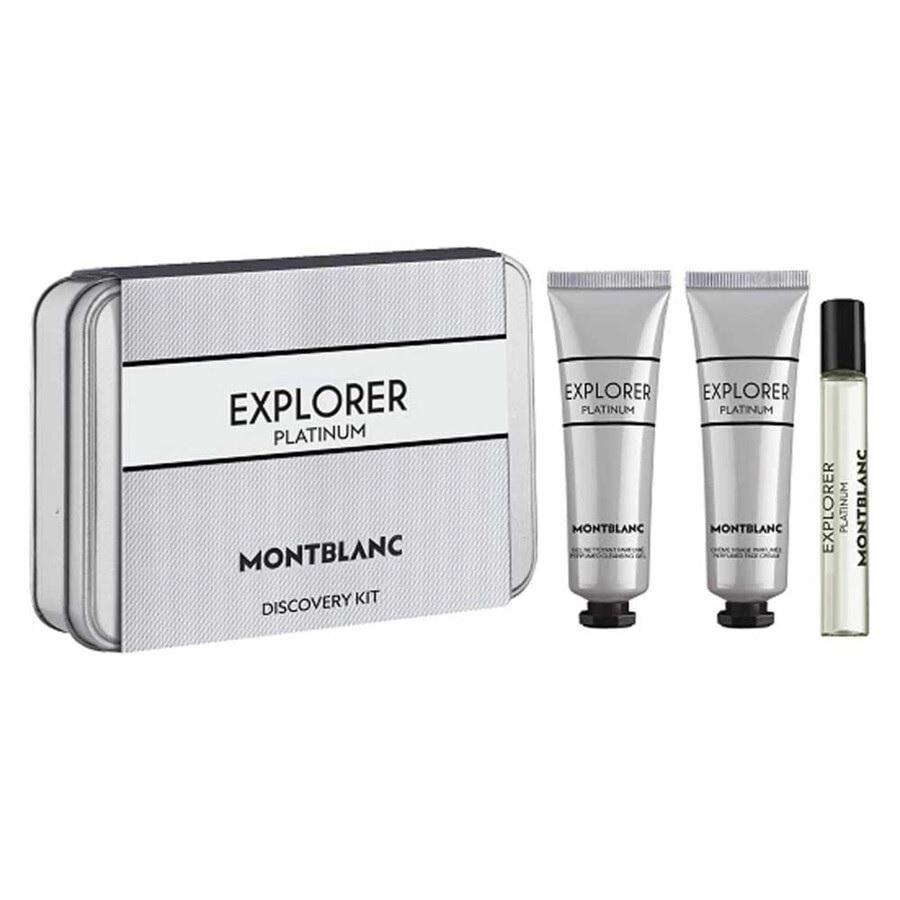 Подарочный набор для мужчин Mont Blanc Explorer Platinum edp 7,5 мл/30 мл a/sh/гель для душа 30 мл (382941)