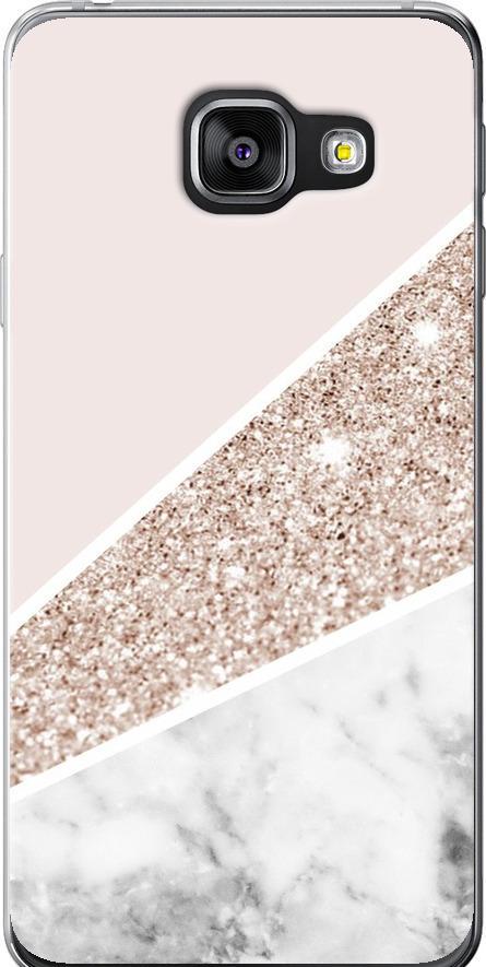 Чехол на Samsung Galaxy A3 (2016) A310F Пастельный мрамор (4342t-159-42517)