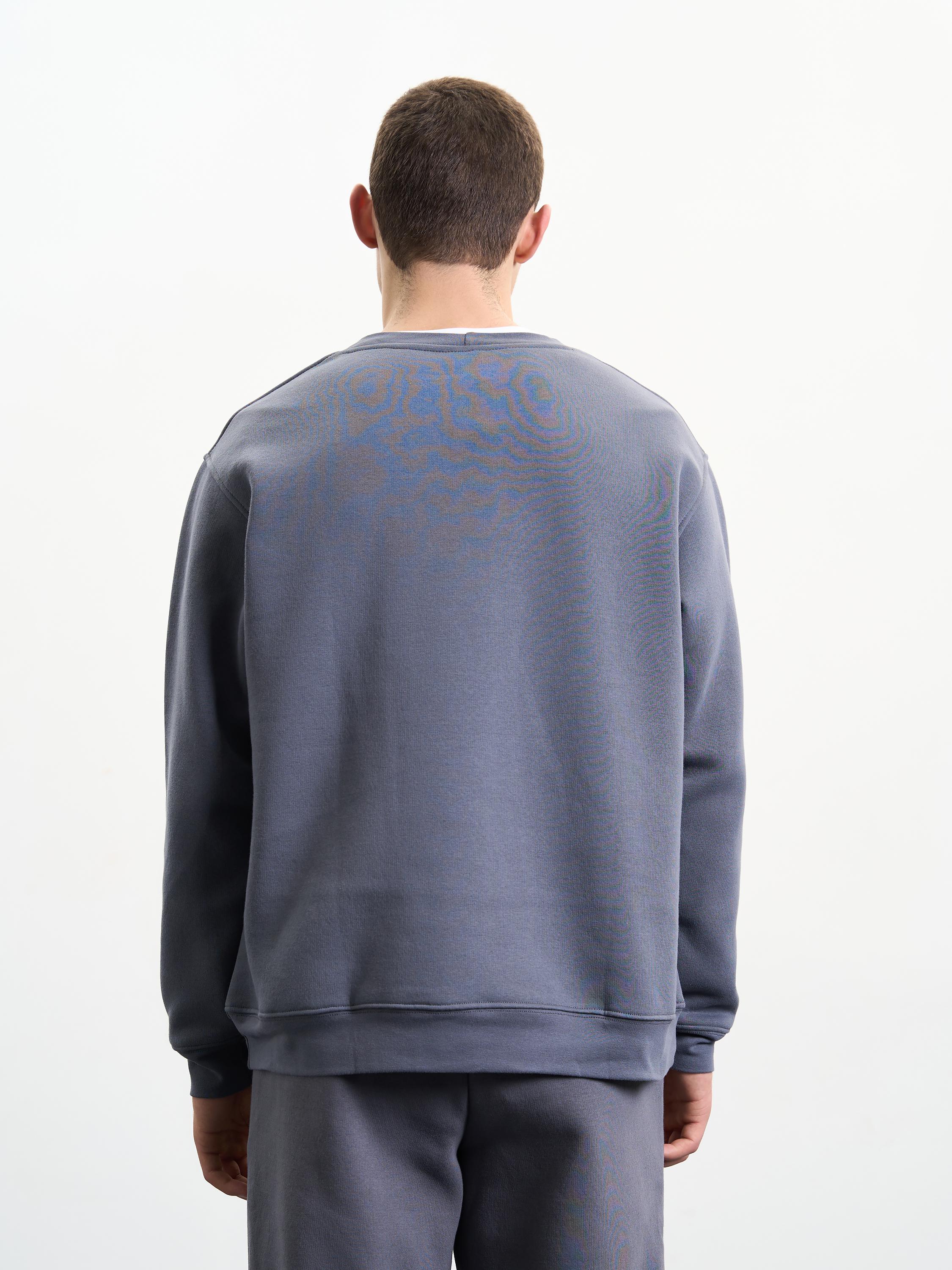 Свитшот мужской утепленный ROZA 240452 XS Выдержанный серый (4824005710971) - фото 3