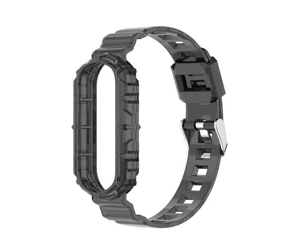 Ремешок Glacier Armor для смарт-часов Xiaomi Smart Band 10 с металлической застежкой Черный Ремешок Glacier Armor для смарт-часов Xiaomi Smart Band 10 с металлической застежкой Черный