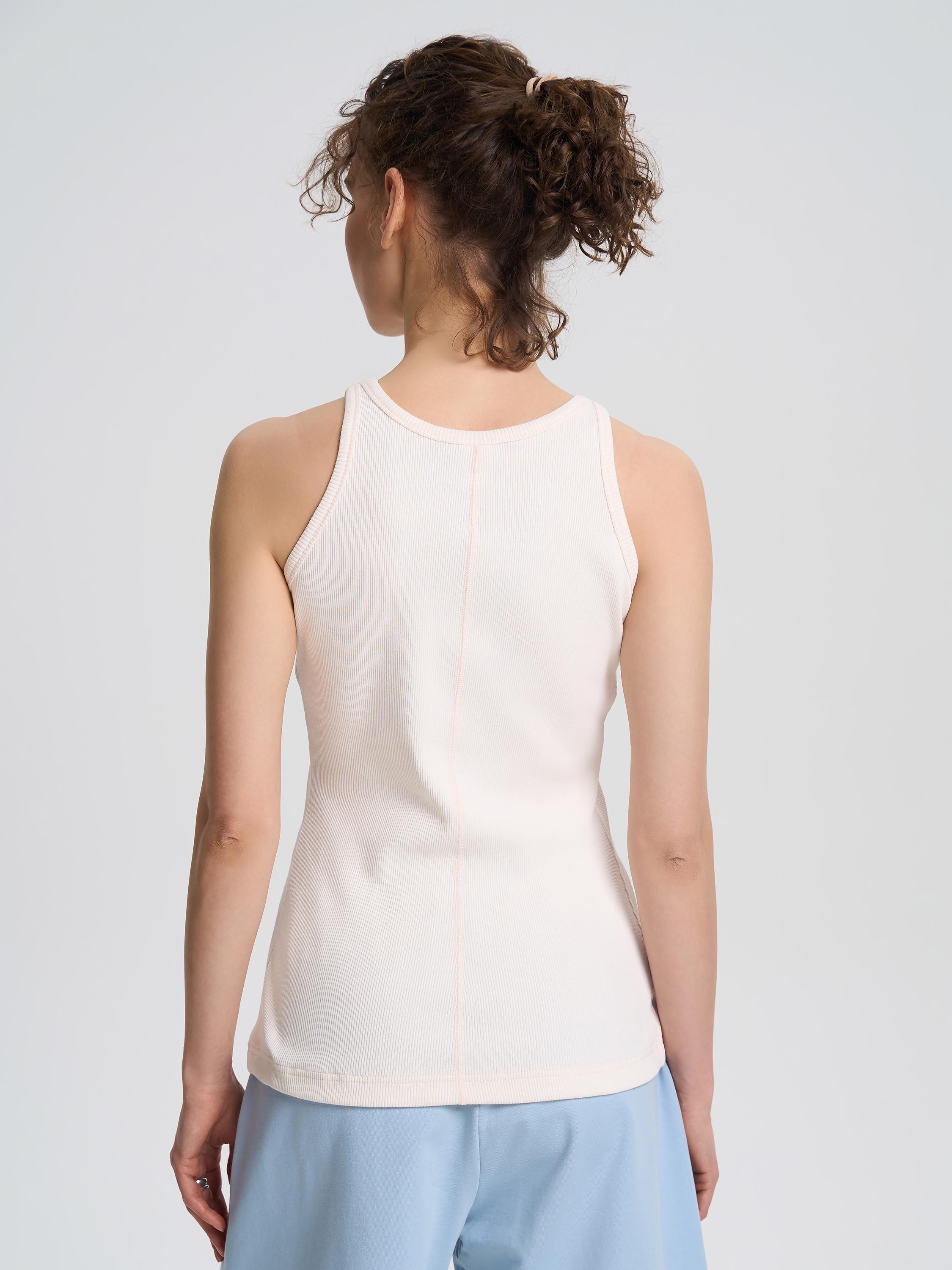 Майка женская в рубчик ROZA 240602 XS Светло-бежевый (4824005715228) - фото 3 Майка женская в рубчик ROZA 240602 XS Светло-бежевый (4824005715228) - фото 3