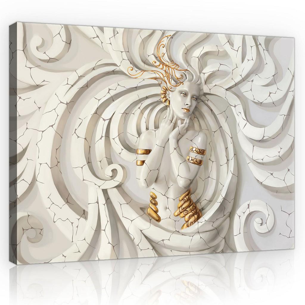Картина 60х40 см на холсте Consalnet Скульптура женщины (PP10211O4)