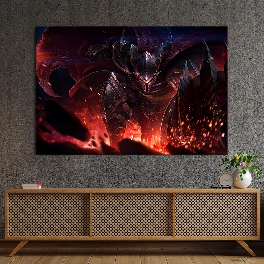 Настенний декор Мрачный рыцарь League of Legends 120x80 см (A223-1)