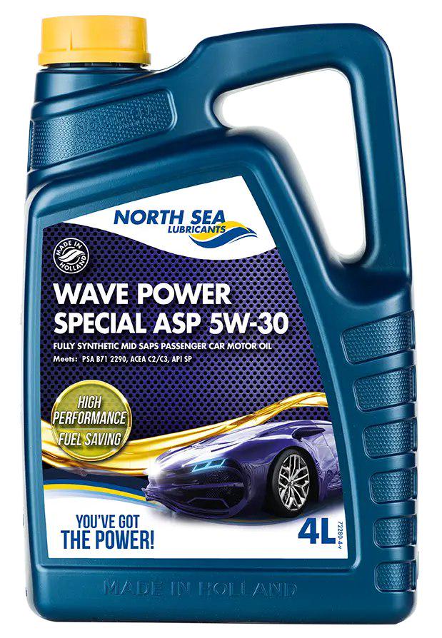 Моторное масло MID SAPS WAVE POWER SPECIAL ASP 5W-30 4 л (27558419) - фото 1 Моторное масло MID SAPS WAVE POWER SPECIAL ASP 5W-30 4 л (27558419) - фото 1