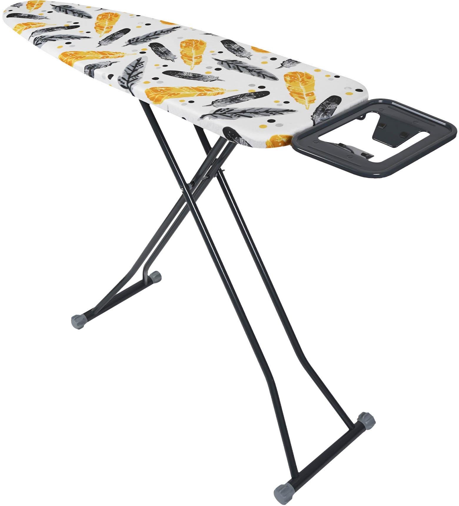 Доска гладильная EuroHome ALPINE моноблок перья 110х33 см Желто-черный (EH11033M-2) - фото 3 Доска гладильная EuroHome ALPINE моноблок перья 110х33 см Желто-черный (EH11033M-2) - фото 3