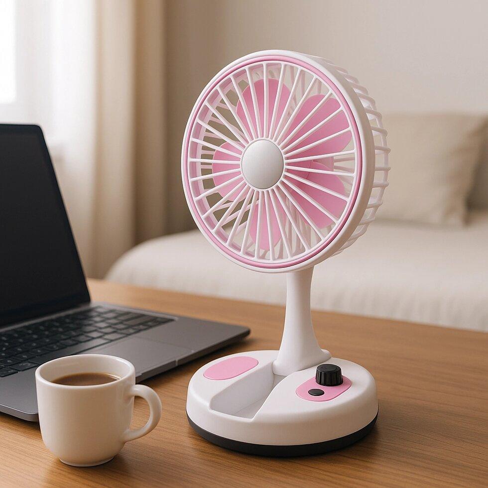 Вентилятор акумуляторний настільний YT-M2026 3 режими/USB - фото 8 Вентилятор акумуляторний настільний YT-M2026 3 режими/USB - фото 8