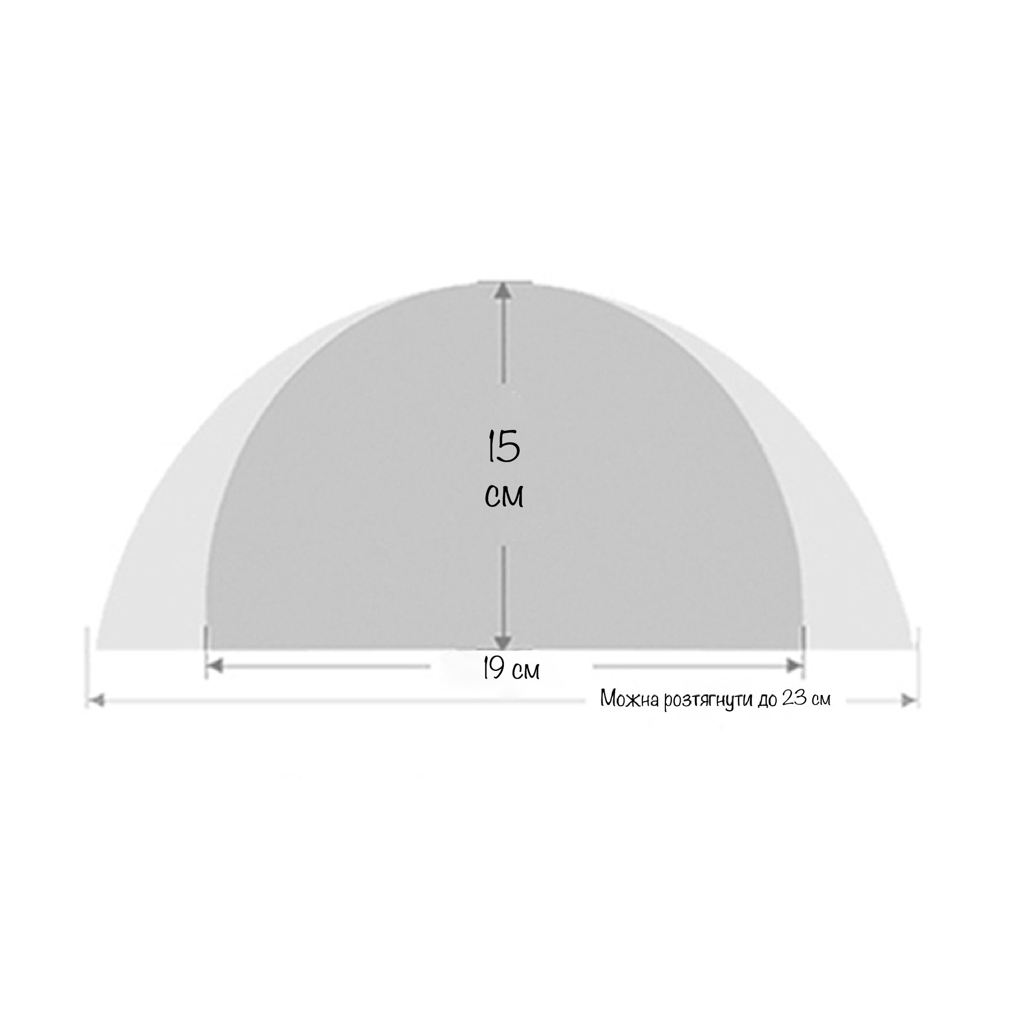 Шапочка для плавания детская от 0,7-3 лет универсальная тканевая Синий (CP-13 A_1 №11) - фото 2