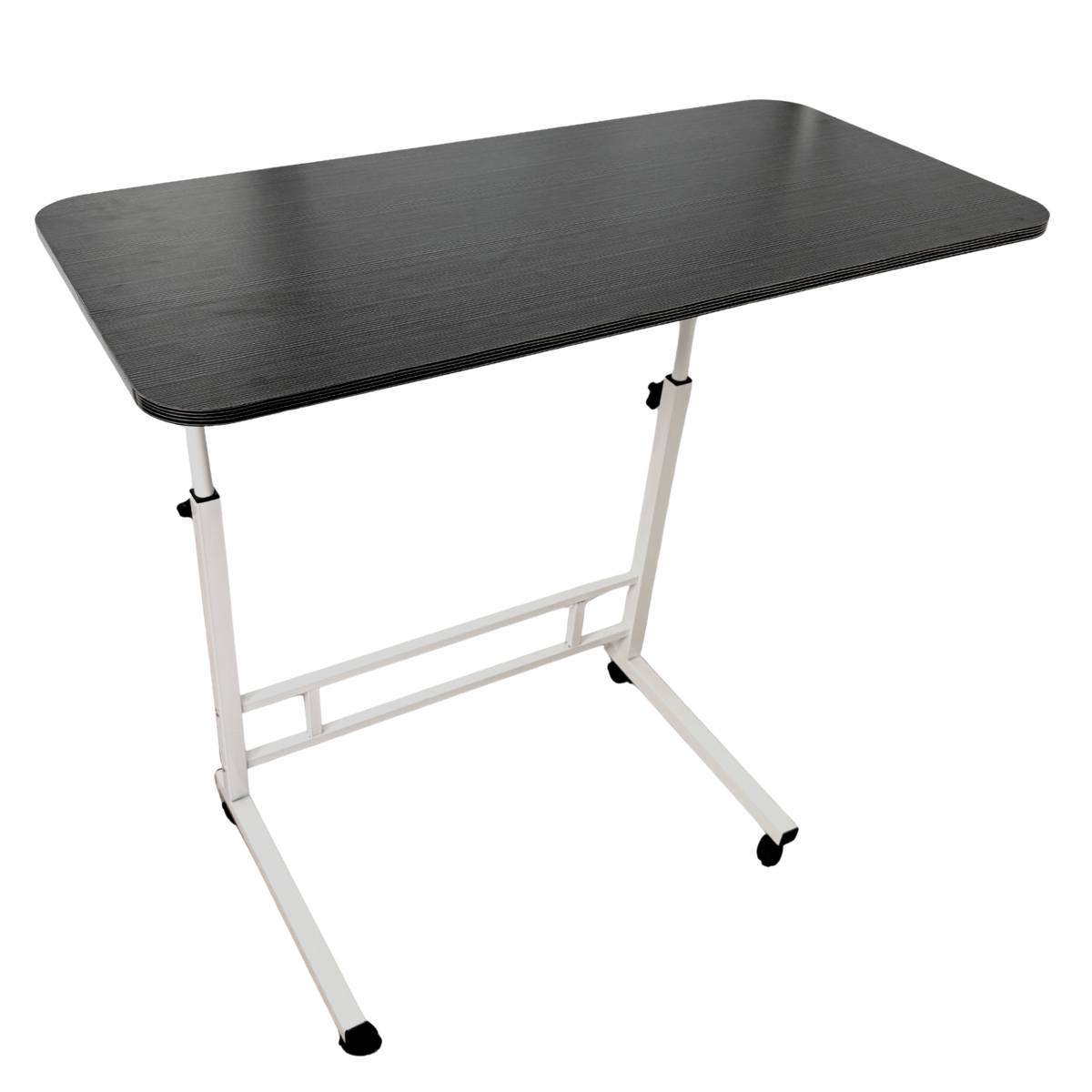 Стол приставной универсальный с регулировкой высоты на колесах Черный (MLDG-80-Black)