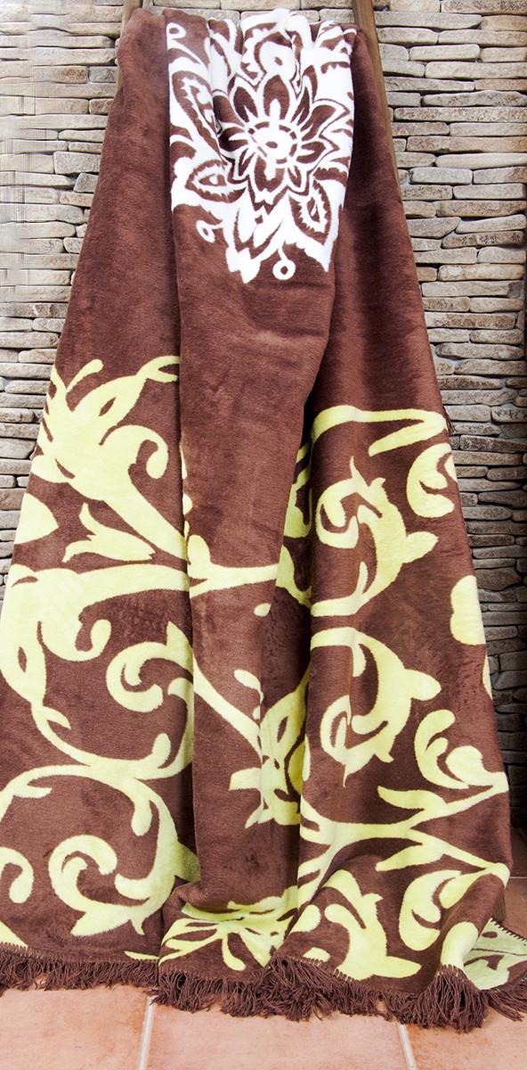 Плед Lotus Saray бавовна 200х220 Коричневий (200005924)