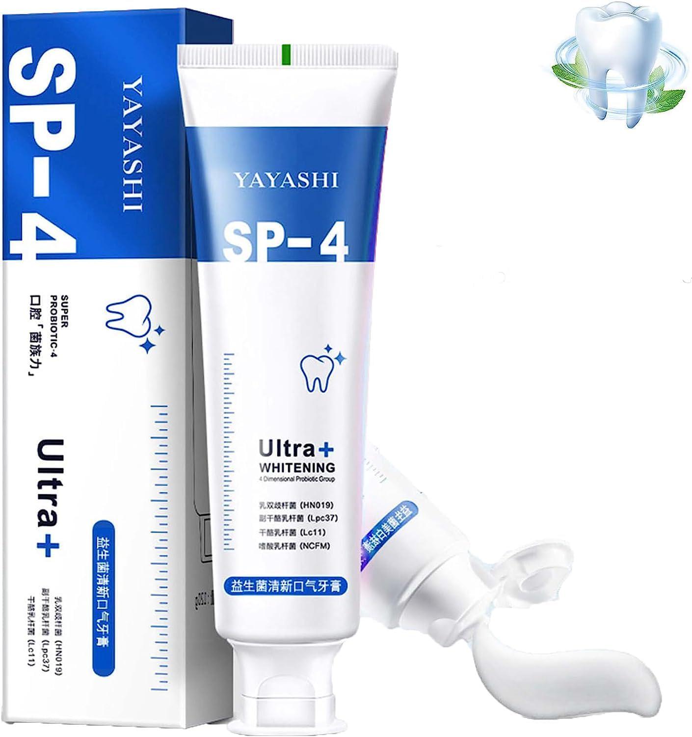 Паста зубна YAYASHI-SP4 ULTRA WHITENING освіжаюча з пробіотиками