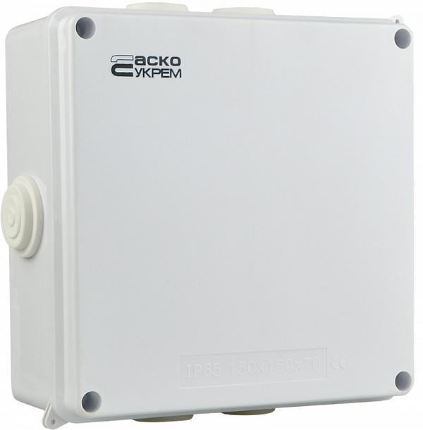 Розподільча коробка АСКО-УКРЕМ TY-RA 150х150х70 мм Розподільча коробка АСКО-УКРЕМ TY-RA 150х150х70 мм