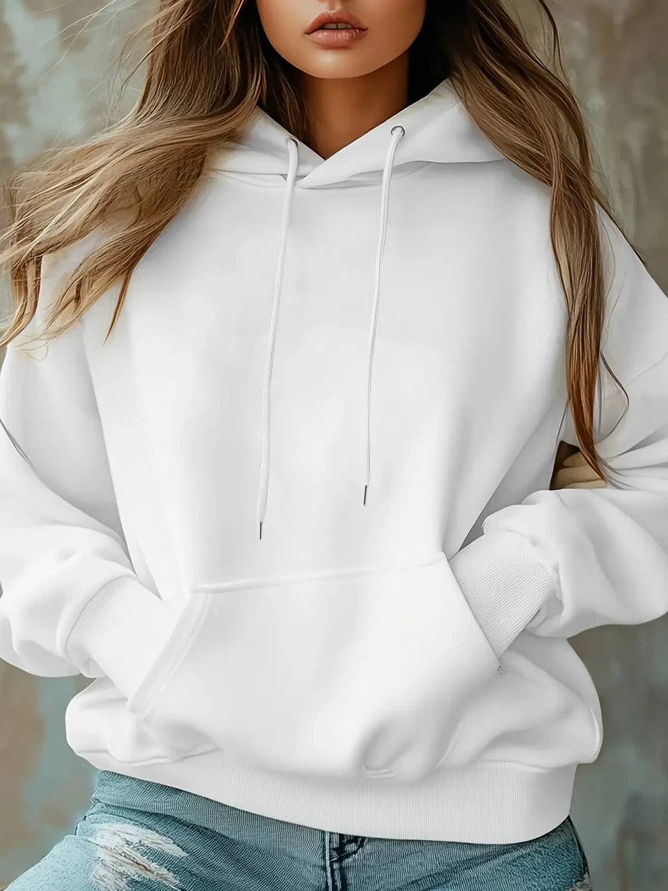 Худи женское с принтом Pin-000-2728 S Белый (2700265369) - фото 2 Худи женское с принтом Pin-000-2728 S Белый (2700265369) - фото 2