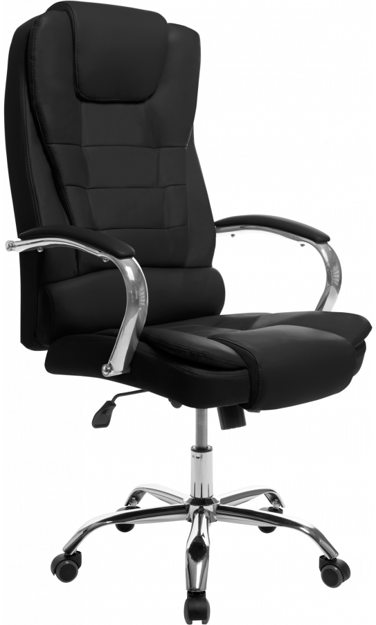 Кресло офисное GT Racer H-2940 для руководителя Черный