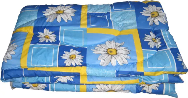 Одеяло летнее холлофайбер одинарное двуспальное 180х210 см (51174)