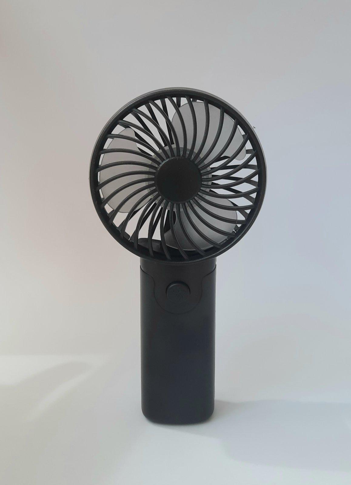 Вентилятор ручний від 2 батарей ААА Чорний (WF-7122) - фото 2 Вентилятор ручний від 2 батарей ААА Чорний (WF-7122) - фото 2