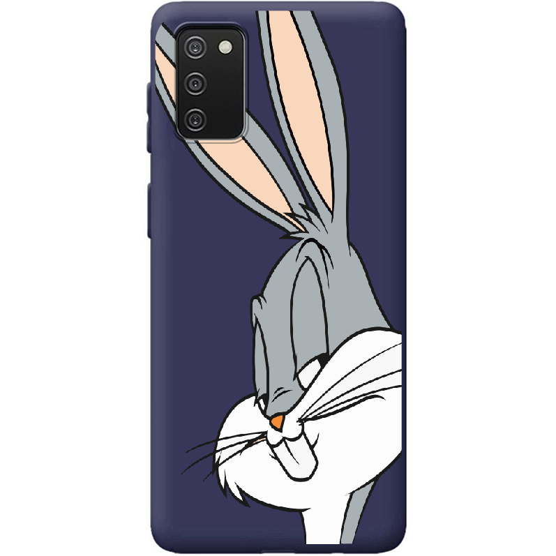 Чехол BoxFace Samsung A025 Galaxy A02S Lucky Rabbit Синий силикон (41511-bk81-42500)