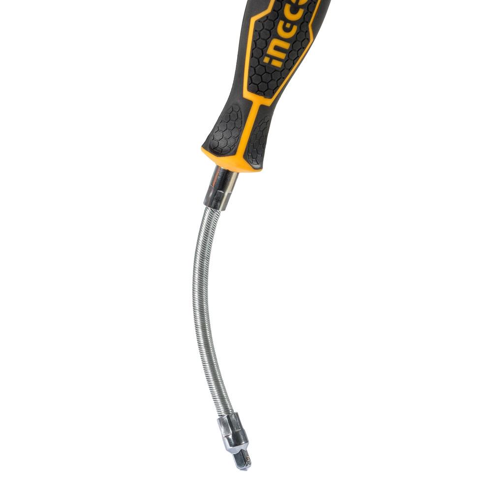 Отвертка с гибким стержнем INGCO 10 бит (AKSDFL1208) - фото 2