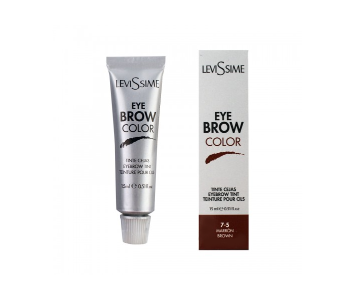 Фарба для брів Levissime Eye Brow Color 7.5 Brown 15 мл Коричневий (011209)