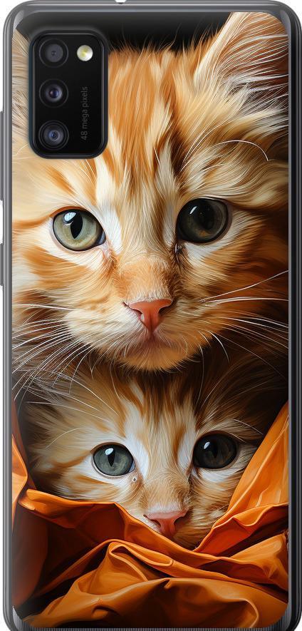 Чехол на Samsung Galaxy A41 A415F Котики 2 (5664u-1886-42517)