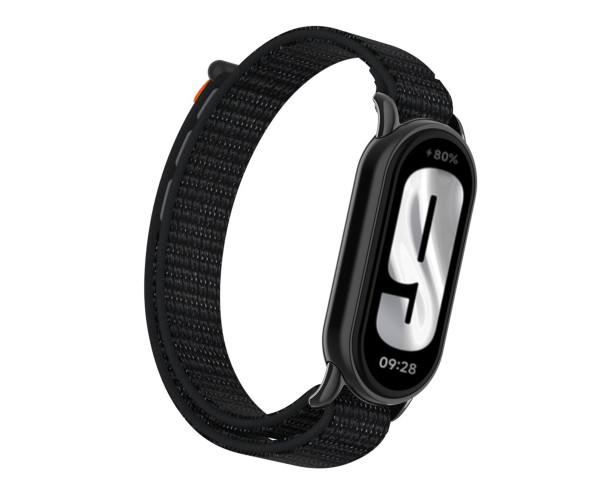 Ремінець Epik Nylon для смарт-годинників Xiaomi Smart Band 8/Band 9 Чорний - фото 1