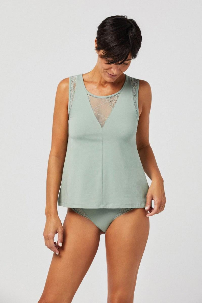 Топ женский Ysabel Mora р. 42/S Зеленый (Frosty green/68741)