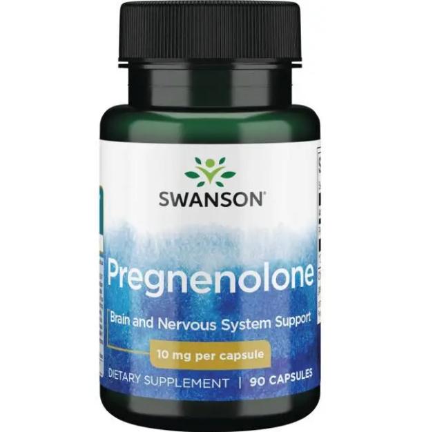 Натуральная добавка для иммунитета Swanson Pregnenolone 10 мг 90 капс. (000016236)